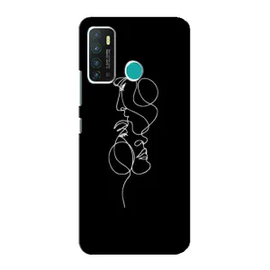 Силиконовые Чехлы Любимому человеку для Infinix Hot 9 / Hot 9 Pro (Влюбленная пара)