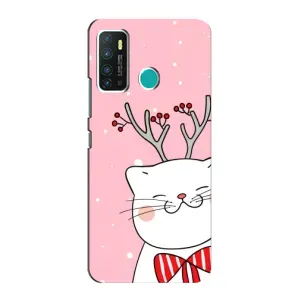 Чехол на тематику: Коты для Infinix Hot 9 / Hot 9 Pro (Зимний кот)