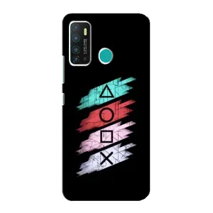 Чехол КИБЕРСПОРТ для Infinix Hot 9 / Hot 9 Pro (Значки Sony)