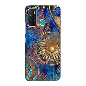 Чехлы со смыслом для Infinix Hot 9 / Hot 9 Pro (Золотые узоры)