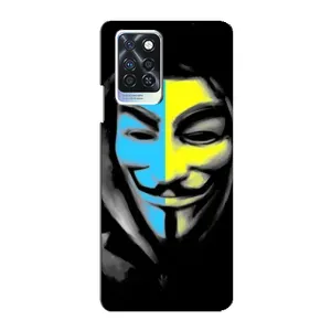 Чохол з Українською символікою на Інфінікс Нот 10 про (Анонімус  патріот)