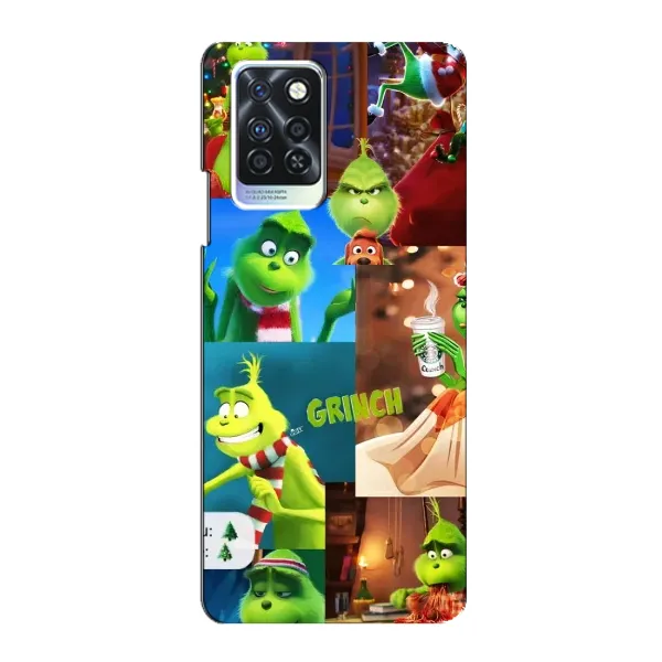 Чехол с рисунком «Арт Гринч» для Infinix Note 10 Pro Чехол с рисунком «Арт Гринч» для Infinix Note 10 Pro