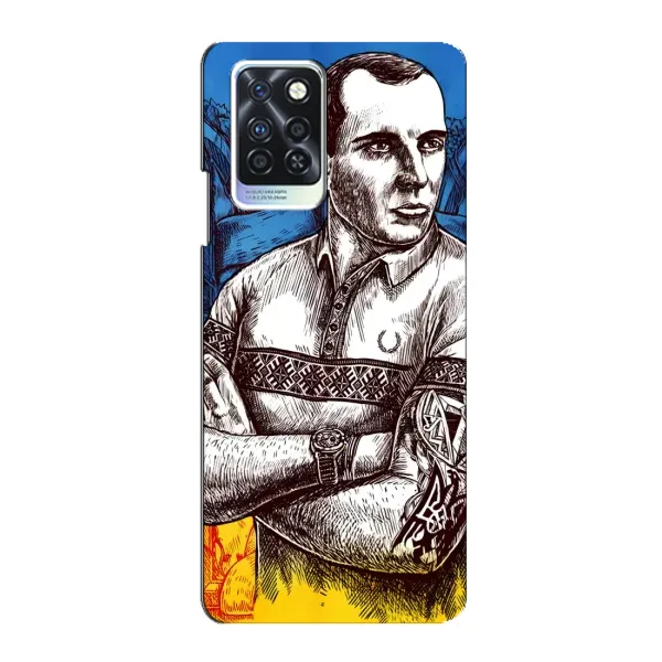 Чехол с рисунком «Бандера Патриот» для Infinix Note 10 Pro Чехол с рисунком «Бандера Патриот» для Infinix Note 10 Pro