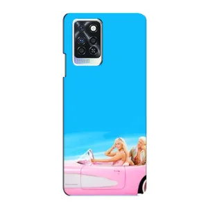 Силіконовый Чохол Барбі фільм на Infinix Note 10 Pro (Барбі і Кен)