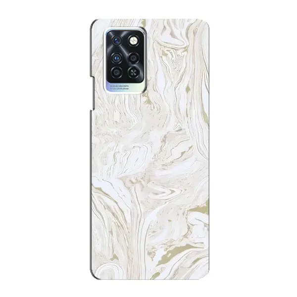 Чехол с рисунком «белый мрамор» для Infinix Note 10 Pro
