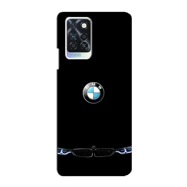 Чехол с рисунком «Черный BMW» для Infinix Note 10 Pro
