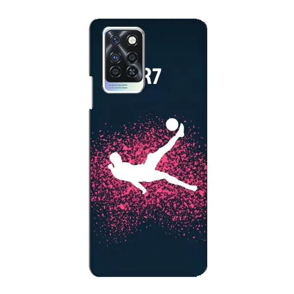 Чехол с рисунком «CR7 Удар» для Infinix Note 10 Pro