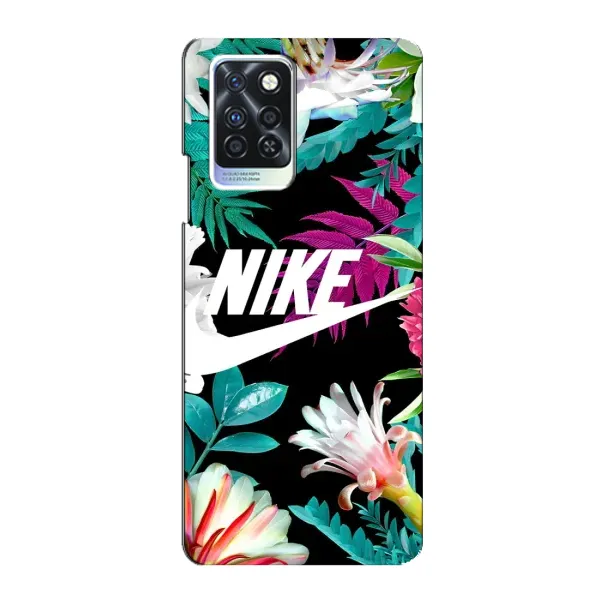 Чохол з малюнком «Квітковий Nike» для Infinix Note 10 Pro Чохол з малюнком «Квітковий Nike» для Infinix Note 10 Pro