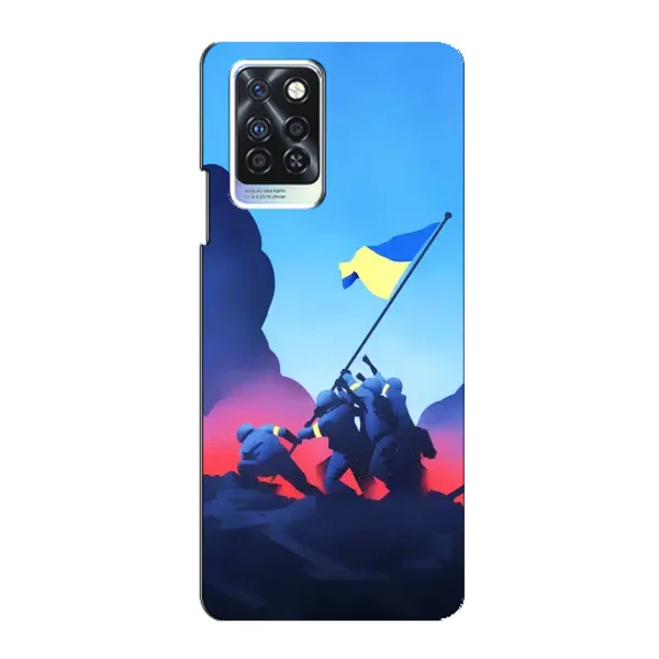 Чехол с рисунком «Деокупація» для Infinix Note 10 Pro Чехол с рисунком «Деокупація» для Infinix Note 10 Pro