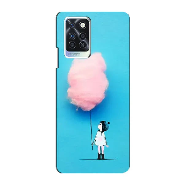 Чехол с рисунком «Девочка с тучкой» для Infinix Note 10 Pro Чехол с рисунком «Девочка с тучкой» для Infinix Note 10 Pro
