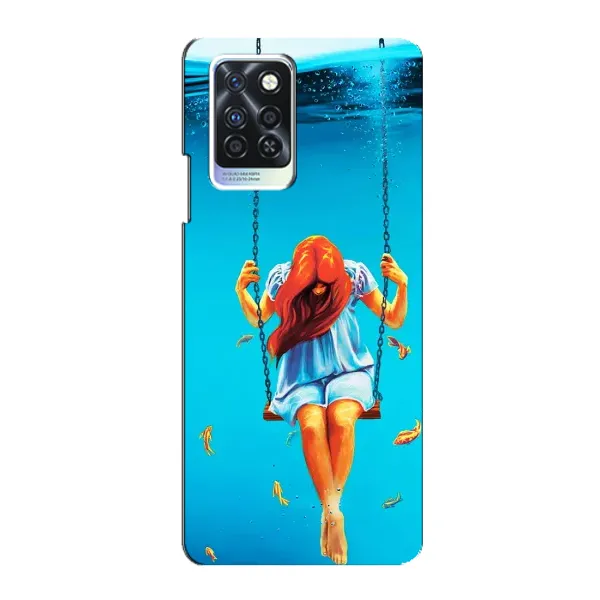 Чехол с рисунком «Девушка на качели» для Infinix Note 10 Pro Чехол с рисунком «Девушка на качели» для Infinix Note 10 Pro