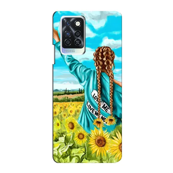 Чехол с рисунком «Девушка на поле» для Infinix Note 10 Pro Чехол с рисунком «Девушка на поле» для Infinix Note 10 Pro