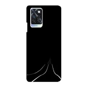 Чохол з картинками на чорному фоні для Infinix Note 10 Pro (Дорога)