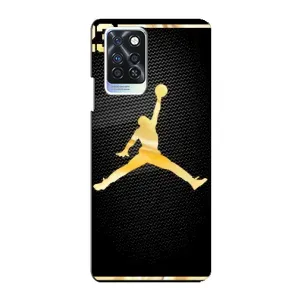 Силіконовый Чохол Nike Air Jordan на Інфінікс Нот 10 про (Джордан 23)