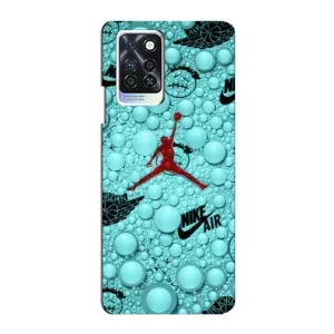 Силіконовый Чохол Nike Air Jordan на Інфінікс Нот 10 про (Джордан Найк)