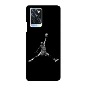 Силіконовый Чохол Nike Air Jordan на Інфінікс Нот 10 про (Джордан)