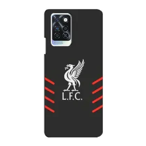 Силиконовые Чехлы принт Футбол на Infinix Note 10 Pro (Эмблема Liverpool)