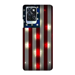 Чехол Флаг USA для Infinix Note 10 Pro (Флаг США 2)