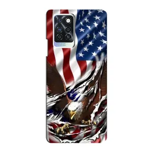 Чехол Флаг USA для Infinix Note 10 Pro (Флаг USA)