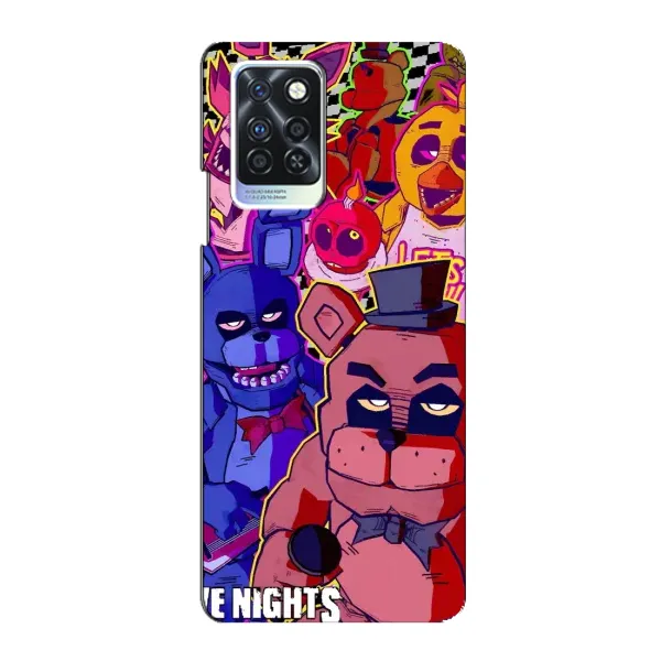 Чехол с рисунком «Фредди» для Infinix Note 10 Pro