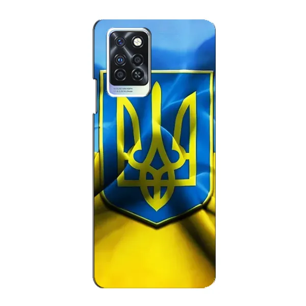 Чехол с рисунком «Герб и Флаг Украины» для Infinix Note 10 Pro Чехол с рисунком «Герб и Флаг Украины» для Infinix Note 10 Pro