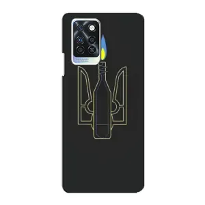 Чохол з картинкою (Патріотичний ГЕРБ) на Infinix Note 10 Pro (Герб - Молотова)