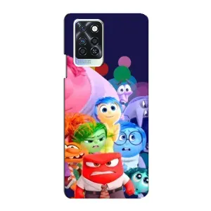Чехол Головоломка для Infinix Note 10 Pro - (AlphaPrint) (Герои головоломки)