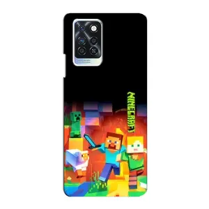 Чохли для Infinix Note 10 Pro (Персонажі МайнКрафт) (Герой Майнкрафт)