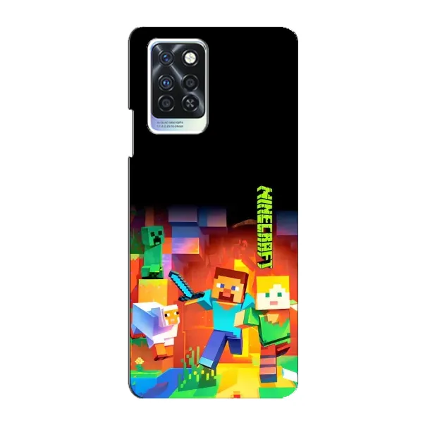 Чехол с рисунком «Герой Майнкрафт» для Infinix Note 10 Pro Чехол с рисунком «Герой Майнкрафт» для Infinix Note 10 Pro