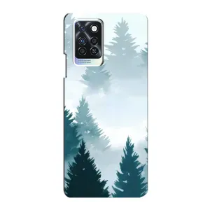 Летний Чехол на Infinix Note 10 Pro (Горный лес)