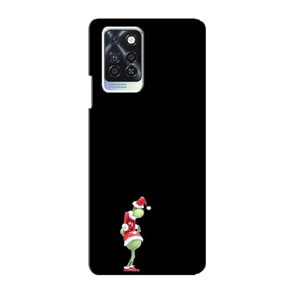 Чехол с рисунком «Гринч на чорном» для Infinix Note 10 Pro Чехол с рисунком «Гринч на чорном» для Infinix Note 10 Pro