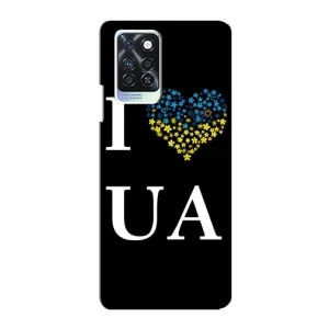 Силиконовый Чехол на Infinix Note 10 Pro (Я-Украина) (I Love UA)