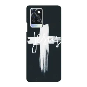 Чехлы для Инфиникс Нот 10 про (Крест Иисуса) (Jesus)