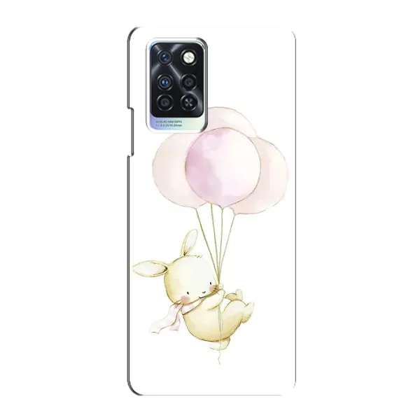 Чехол с рисунком «Кролик и шарики» для Infinix Note 10 Pro Чехол с рисунком «Кролик и шарики» для Infinix Note 10 Pro