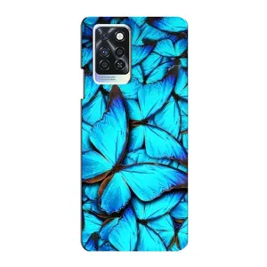 Силіконовий бампер з картинкою звірів для Infinix Note 10 Pro (Крила метеликів)