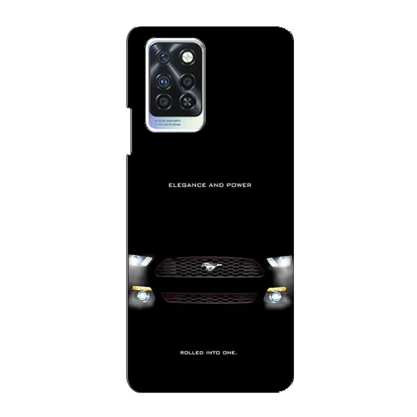 Чехол с рисунком «Черный Land Rover» для Infinix Note 10 Pro