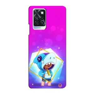 Чохол Бравл Старс для Infinix Note 10 Pro (Леон у костюмі Акули)