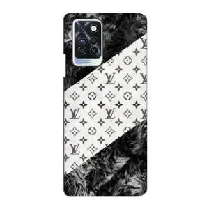 Чохол Стиль Louis Vuitton на Infinix Note 10 Pro (LV на білому)