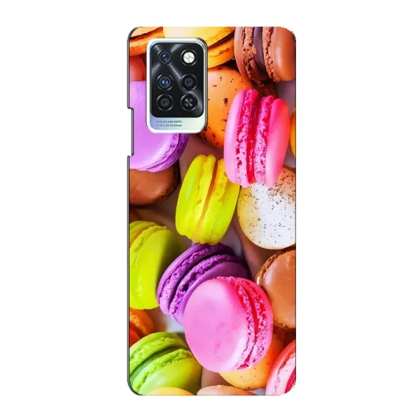Чехол с рисунком «Макаруны» для Infinix Note 10 Pro Чехол с рисунком «Макаруны» для Infinix Note 10 Pro