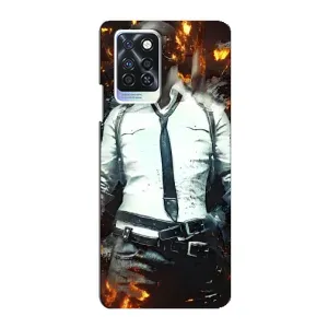Чохол з картинкою "Герой Pubg" на Infinix Note 10 Pro (Man Пубг)