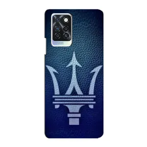 Чехлы с тематикой "Крутые машины" на Infinix Note 10 Pro (Лого Maserati)