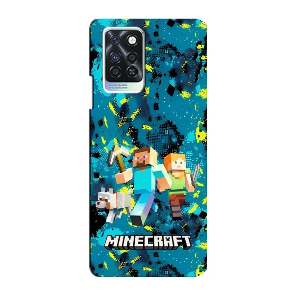 Чехол с рисунком «Майнкрафт» для Infinix Note 10 Pro Чехол с рисунком «Майнкрафт» для Infinix Note 10 Pro