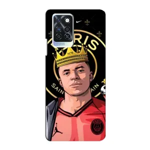 Чехол (TPU) с Футболистом на Infinix Note 10 Pro (Mbappe King)