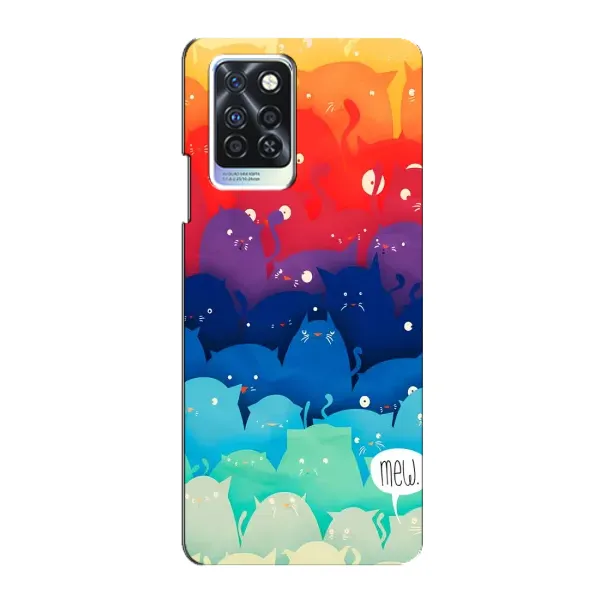 Чехол с рисунком «Mew» для Infinix Note 10 Pro
