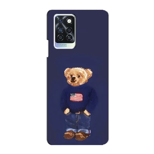 Чехол с рисунком «Мишка USA» для Infinix Note 10 Pro Чехол с рисунком «Мишка USA» для Infinix Note 10 Pro