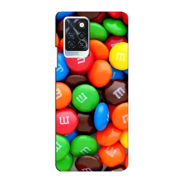 Чехол с рисунком «Разноцветные M&M'S» для Infinix Note 10 Pro Чехол с рисунком «Разноцветные M&M'S» для Infinix Note 10 Pro
