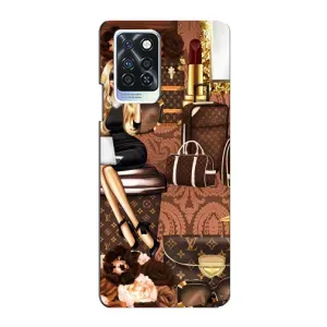 Чохол Стиль Louis Vuitton на Infinix Note 10 Pro (Мода Луі Віттон)