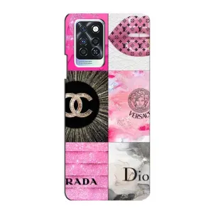 Чохол (Dior, Prada, YSL, Chanel) для Infinix Note 10 Pro (Модніца)