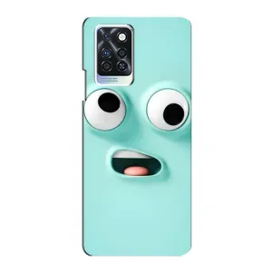 Чохли (ТПУ) (смішні стікери) для Infinix Note 10 Pro (Кумедне м'ятне обличчя)
