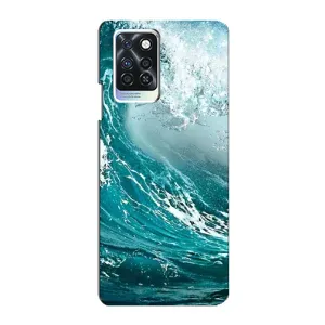Летний Чехол на Infinix Note 10 Pro (Морская волна)